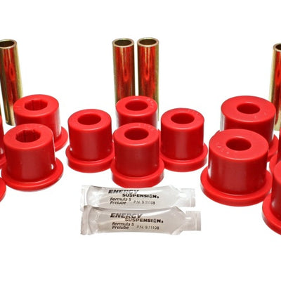 Energy Suspension Gm C20/C30 Sprg & Shackle Set - Red