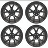 Ford Racing 15-20 Mustang19x10.5in & 19x11in Wheel Kit w/TPMS - Matte Black