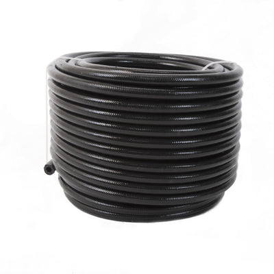 Aeromotive PTFE SS Braided Fuel Hose - Black Jacketed - AN-06 x 4ft