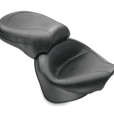 Mustang 00-11 Yamaha V-Star 1100 Classic, 02-11 V-Star 1100 Silverado 2PC Seat - Black