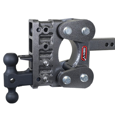 Gen-Y The Boss Torsion-Flex 2in Shank 5in Drop 16K Hitch w/GH-051 Dual-Ball/GH-032 Pintle Lock