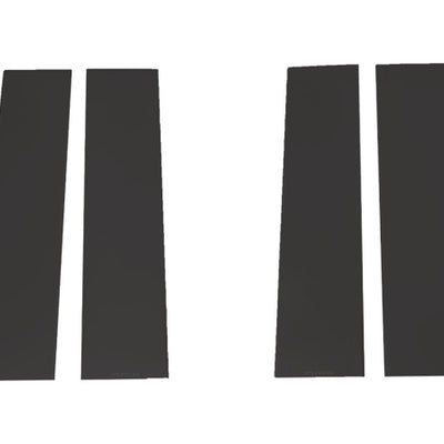 Putco 2020 Silv/Sierra HD 2500/3500 - Crew Cab / Dbl Cab (6pcs) Black Platinum Pillar Posts Classic