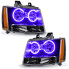 Oracle 07-13 Chevrolet Avalanche Pre-Assembed SMD Headlights - UV/Purple