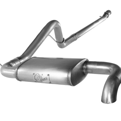 aFe MACHForce XP Exhausts Cat-Back SS-409 EXH CB Jeep Wrangler 2012 V6-3.6L (4 Dr)