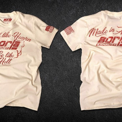 Borla Sound Like Heaven Go Like Hell T-Shirt Small