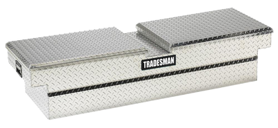 Tradesman Aluminum Economy Cross Bed Truck Tool Box (70in./Side Opening) - Brite