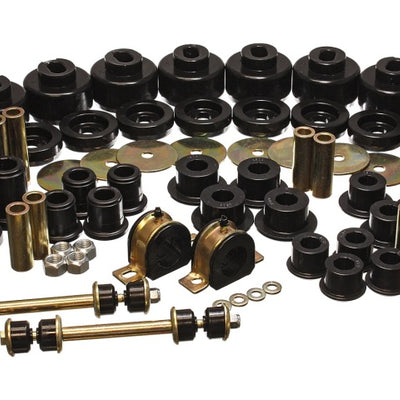 Energy Suspension 01-06 Chevy Silverado 4WD Black Hyper-flex Master Bushing Set