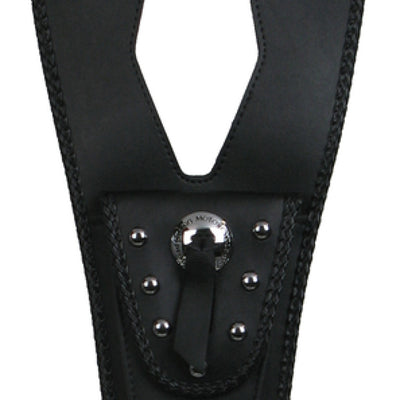 Mustang 04-09 Honda VTX1300C Cruiser, 03-09 Retro,03-07 S Tank Bib w/Studs - Black