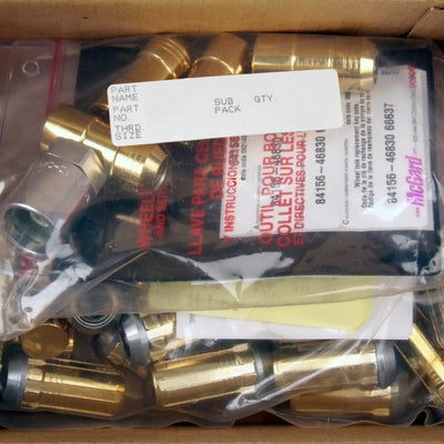 McGard SplineDrive Tuner 8 Lug Install Kit w/Locks & Tool (Cone) M14X1.5 / 1in. Hex - Gold