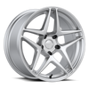 Kansei K15H Astro 18x9in / 5x120 BP / 22mm Offset / 72.56mm Bore - Hyper Silver Wheel