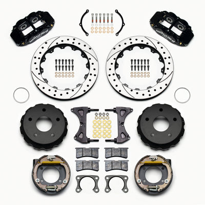 Wilwood Narrow Superlite 4R Rear P-Brk Kit 12.88in Drilled Big Ford 2.36in Off Bronco 5 x 5.50