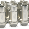 BLOX Racing Street Series Forged Lug Nuts 12x1.25mm Silver Set of 20