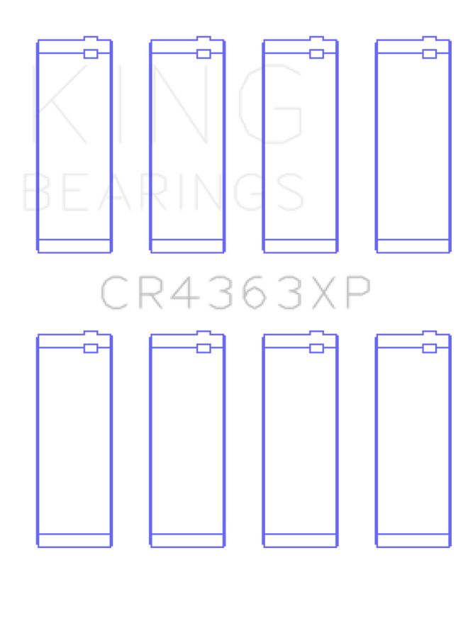 King Engine Bearings 00-06 Chevrolet 2.2L DOHC Ecotec Connecting Rod Bearings (Set of 4)