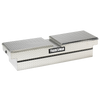 Tradesman Aluminum Gull Wing Cross Bed Truck Tool Box w/Push Button (70in.) - Brite