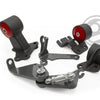Innovative 90-93 Integra B-Series Black Steel Mounts 95A Bushings (Auto to Manual Hydro Actuator)