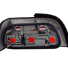 ANZO 1992-1998 BMW 3 Series E36 Coupe/Convertable Taillights Red/Smoke