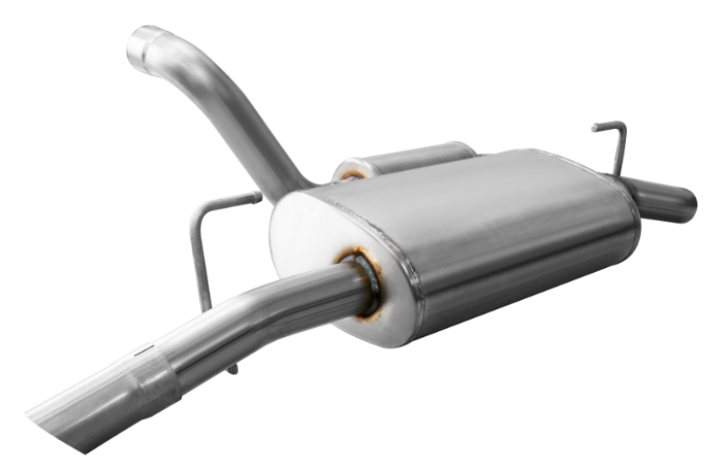 Corsa 2018-2025 Jeep Wrangler JL 2.5in Dual Rear Turn Down Exit Touring Axle-Back Exhaust