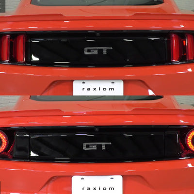 Raxiom 15-22 Ford Mustang Halo LED Tail Lights - Gloss Black Housing (Smoked Lens)