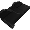 3D MAXpider 2007-2013 Chevrolet Silverado Crew Cab Kagu 2nd Row Floormats - Black