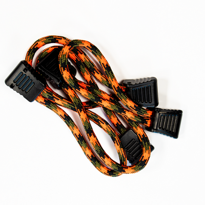 Fishbone Offroad Paracord Zipper Pulls 5 Pcs Orange Camo