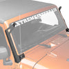 Raxiom 07-18 Jeep Wrangler JK 50-Inch LED Light Bar Windshield Mount w/ Auxiliary Bracket