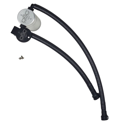 J&L 14-19 Chevrolet Corvette LT1 6.2L Driver Side Oil Separator 3.0 - Clear Anodized