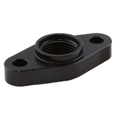 Turbosmart Billet Turbo Drain Adapter w/ Silicon O-Ring 52mm Mounting Holes - T3/T4 Style Fit