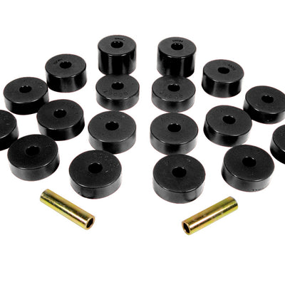 Prothane 74-75 Jeep CJ5 Body Mounts - Black