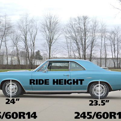 Ridetech 64-67 GM A-Body Big Block StreetGRIP Lowering Front Coil Springs Dual Rate Pair