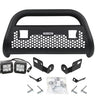 Go Rhino 05-15 Toyota Tacoma RC2 LR 2 Lights Complete Kit w/Front Guard + Brkts