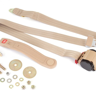 Omix 3-Point Seatbelt Tan 76-83 CJ5 & 87-95(YJ)