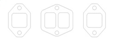 Cometic Oldsmobile 371 Gen-1 Rocket V8 .059in CFM Exhaust Manifold Gasket Kit J-2 Golden Rocket