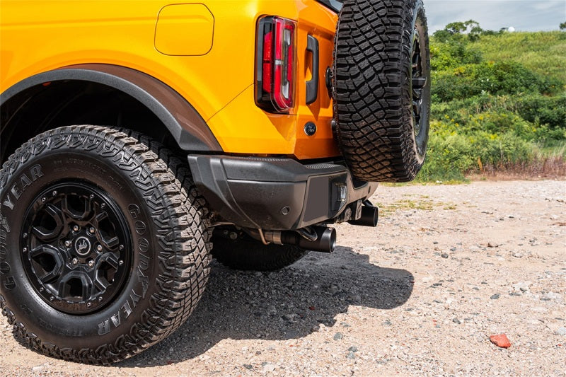 Corsa 21-25 Ford Bronco 2.7L 2-Door 2.75in Cat-Back Dual Rear Exhaust w/4in Straight-Cut Polish Tips