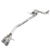 AWE Tuning 09-14 Volkswagen Jetta Mk6 1.4T Track Edition Exhaust - Chrome Silver Tips