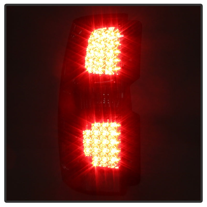 xTune Chevy Suburban/GMC Yukon/Yukon Denali 07-14 LED Tail Lights Smoked ALT-JH-CSUB07-LED-G2-SM