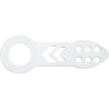 NRG Universal Front Tow Hook - White Powder Coat