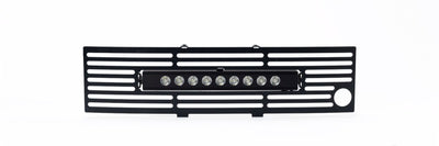 Putco 11-14 Ford F-150 EcoBoost SS Blk Bar Bumper Grille Insert w/ 10in Luminix Light Bar