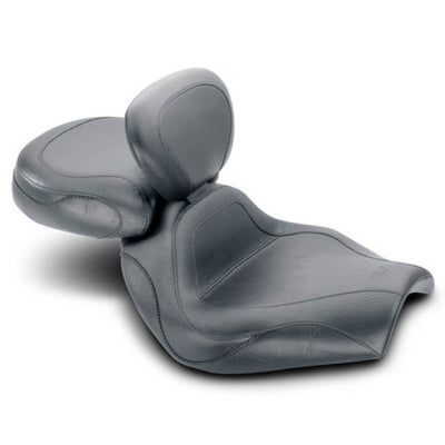 Mustang 2004 Kawasaki VZ1600 Marauder,04 Blvd,05 M95 Sport Touring 2PC Seat w/ DBR - Black