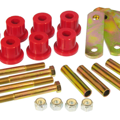 Prothane 62-74 Chevy Camaro/Nova HD Shackle Bushings - Red