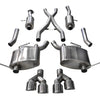 Corsa 2014-2021 Jeep Grand Cherokee 3.6L V6 Polished Sport Cat-Back Exhaust