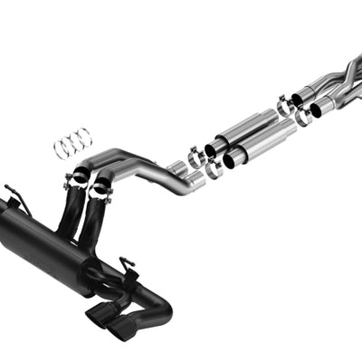 Borla 21-22 Jeep Wrangler Rubicon 392 6.4L V8 AT 4WD 4DR S-Type Cat-Back Exhaust - Coated Black