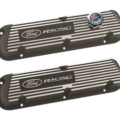 Ford Racing Black Satin Valve Covers Racing EFI