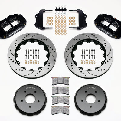 Wilwood Narrow Superlite 6R Front Hat Kit 14.00in Drilled 2004-2006 Pontiac GTO