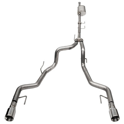 Corsa 2021-2025 Ford F-150 SuperCrew/5.5ft Bed 3.5L V6 Sport Cat-Back Dual Rear Exit-Polished