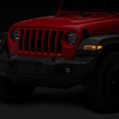 Raxiom 18-23 Jeep Wrangler JL Axial Series LED Side Marker Lights- Smoked