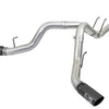 aFe ATLAS 4in DPF-Back Alum Steel Exhaust System w/Black Tip 2017 Ford Diesel Trucks V8-6.7L (td)