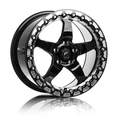 Forgestar D5 Beadlock 15x10 / 5x114.3 BP / ET50 / 7.5in BS Gloss Black Wheel