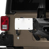 Raxiom 07-18 Jeep Wrangler JK Axial Series License Plate Bracket w/ LED Brake Light