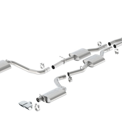 Borla 15-16 Dodge Challenger R/T 5.7L Dual Rectangle Angle Cut Dual Split Rear Exit ATAK Exhaust