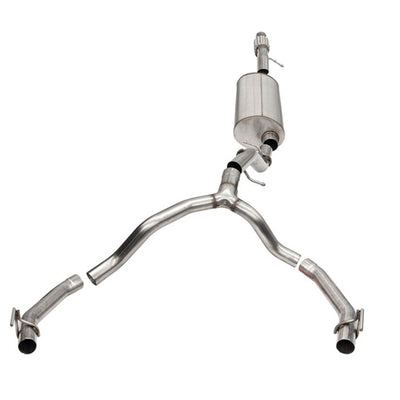 Corsa 21-25 Cadillac Escalade 6.2L Dual Rear 3.5/2.75in Sport Cat-Back Exhaust Uses Factory Bezels